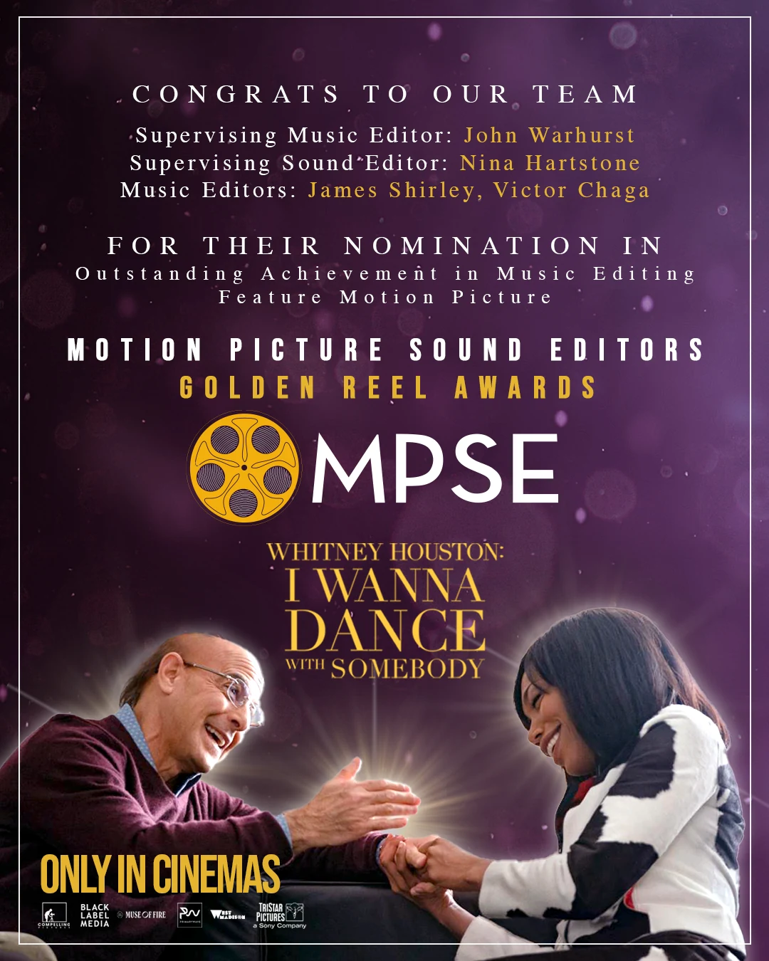 Music editing team / MPSE nomination creative